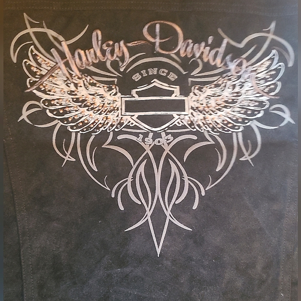 Women's Black Suede Harley-Davidson Jacket